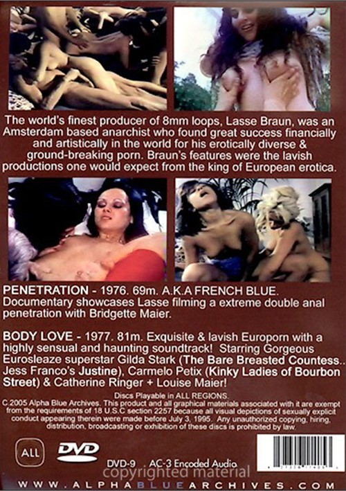 Cult 70s Porno Director 7: Lasse Braun | Alpha Blue Archives | Adult DVD  Empire