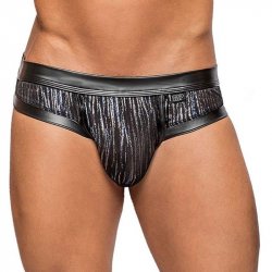 Male Power: Dazzle Panel Jock - Black - L/XL Male Power: Dazzle Panel Jock - Black - L/XL Boxcover