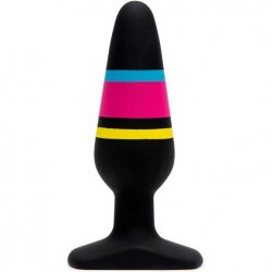 Broad City Ass Of An Angel Silicone Butt Plug - Multi-Color Sex Toy Broad City Ass Of An Angel Silicone Butt Plug - Multi-Color Sex Toy