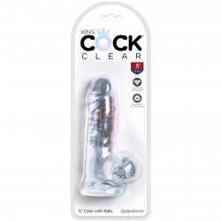King Cock Clear 5inch Cock - Clear sex toy