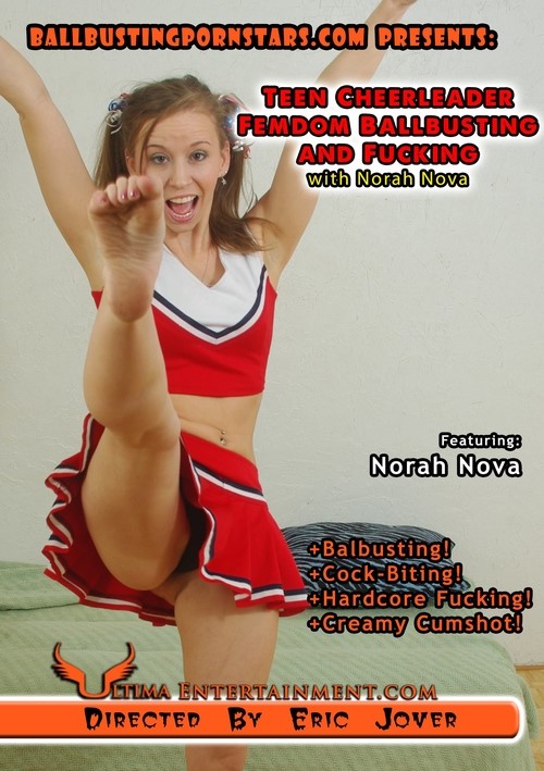 Teen Cheerleader Femdom Ballbusting and Fucking with Norah Nova