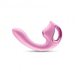 Seduction Kaia Insertable Vibe with Air Pulse Stim - Metallic Pink Boxcover