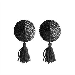 Ouch! Nipple Tassels - Round - Black Ouch! Nipple Tassels - Round - Black Boxcover