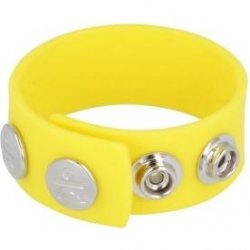 Titus Silicone Series: Silicone Wide Cock and Ball Strap - Yellow Sex Toy Titus Silicone Series: Silicone Wide Cock and Ball Strap - Yellow Sex Toy
