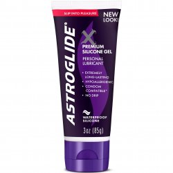 Astroglide Premium Silicone Gel Lubricant Tube - 3oz.