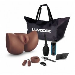 Luvdollz Remote Control Spread Eagle Pussy & Ass - Mocha Boxcover