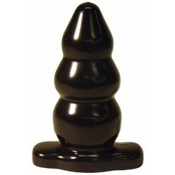 Large Triple Ripple - Black Sex Toy Large Triple Ripple - Black Sex Toy