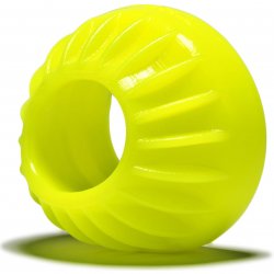 Ox Balls Turbine 1.75" Silicone Cock Ring - Acid Yellow Sex Toy Ox Balls Turbine 1.75" Silicone Cock Ring - Acid Yellow Sex Toy