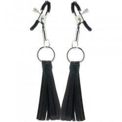 Nipple Play Playful Tassels Nipple Clamps - Black Nipple Play Playful Tassels Nipple Clamps - Black Boxcover