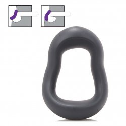 Screaming O SwingO Curve Silicone Cockring - Grey Boxcover