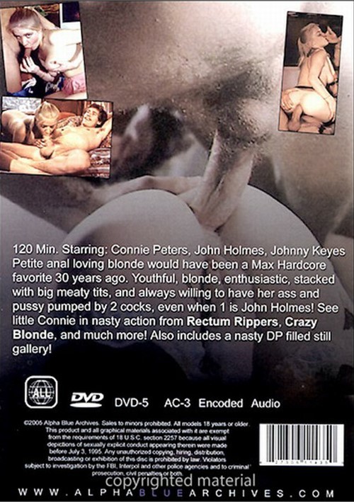 Anal Dp Blonde A Connie Peters Collection By Alpha Blue Archives