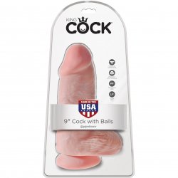 King Cock: 9 inch Chubby Realistic Cock - Flesh King Cock: 9 inch Chubby Realistic Cock - Flesh Boxcover