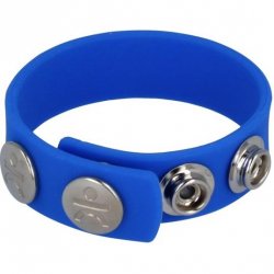 Titus Silicone Series: Silicone Cock and Ball Strap - Blue Sex Toy Titus Silicone Series: Silicone Cock and Ball Strap - Blue Sex Toy