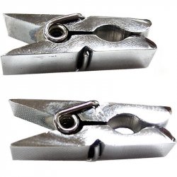 Rouge Metal Nipple Clamps - Clamshell Silver Rouge Metal Nipple Clamps - Clamshell Silver Boxcover
