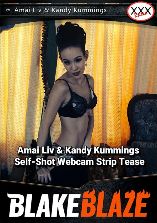 Amai Liv &amp; Kandy Kummings Self-Shot Webcam Strip Tease