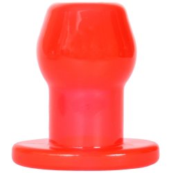 Perfect Fit: Tunnel Plug Medium - Red Sex Toy Perfect Fit: Tunnel Plug Medium - Red Sex Toy