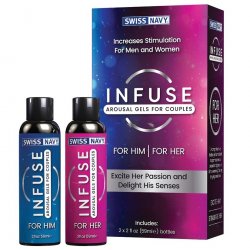 Swiss Navy Infuse Arousal Gels For Couples Swiss Navy Infuse Arousal Gels For Couples Boxcover