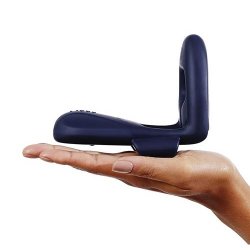 Tenuto Smart Wearable Vibrator w/ 6 Motors - Black Iris.