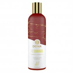 Dona Essential Massage Oil Recharge - Lemongrass and Ginger - 4oz. Dona Essential Massage Oil Recharge - Lemongrass and Ginger - 4oz. Boxcover