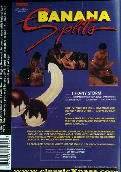 Banana Split Porn - Banana Splits (1988) | Classic X Collection | Adult DVD Empire