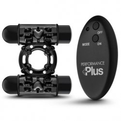 Performance Plus Double Thunder Wireless Remote Cock Ring - Black Performance Plus Double Thunder Wireless Remote Cock Ring - Black Boxcover