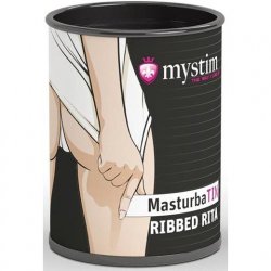 Mystim MasturbaTIN Ribbed Rita - Lemalla Mystim MasturbaTIN Ribbed Rita - Lemalla Boxcover