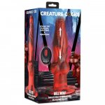 Creature Cocks Hell-Wolf Thrusting & Vibrating Silicone Dildo Sex Toy