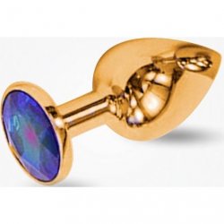 The Reluxer Butt Plug: Gold Chromed Stainless Steel with Shimmer Jewel - Medium The Reluxer Butt Plug: Gold Chromed Stainless Steel with Shimmer Jewel - Medium Boxcover