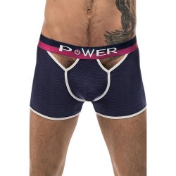 Male Power: French Terry Cutout Short - Navy - Large Male Power: French Terry Cutout Short - Navy - Large Boxcover