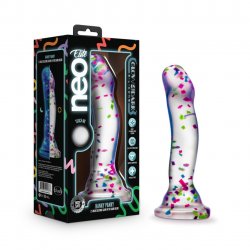 Neo Elite Glow In The Dark Hanky-Panky Confetti Dildo Neo Elite Glow In The Dark Hanky-Panky Confetti Dildo Boxcover