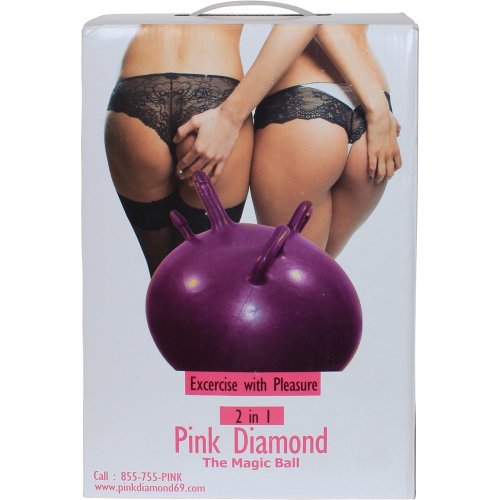 Pink Diamond Double Magic Ball Purple Sex Toys And Adult Novelties