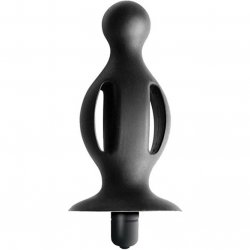Commander Expert Vibrating Butt Plug - Black Sex Toy Commander Expert Vibrating Butt Plug - Black Sex Toy