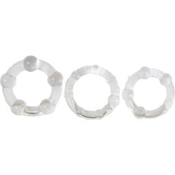 Renegade: Intensity Rings - Clear Sex Toy Renegade: Intensity Rings - Clear Sex Toy