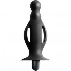 Commander Beginners Vibrating Butt Plug - Black Sex Toy Commander Beginners Vibrating Butt Plug - Black Sex Toy