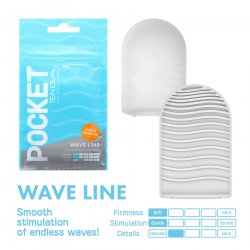 Tenga Pocket Masturbator - Wave Line Tenga Pocket Masturbator - Wave Line Boxcover
