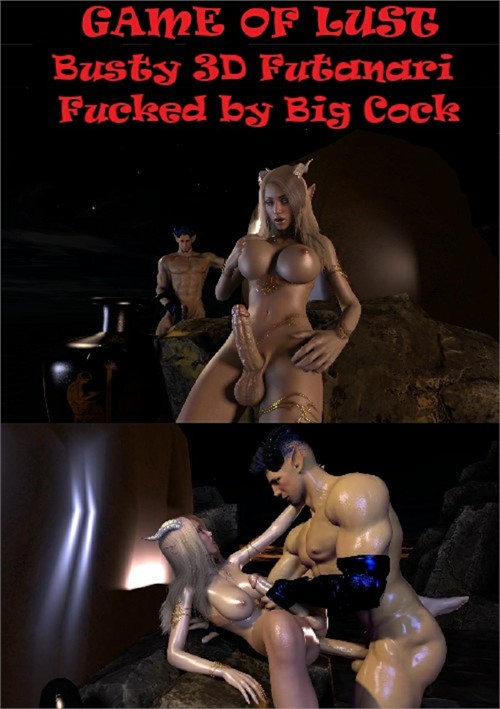 Busty 3D Futanari Blonde Fucked by Big Cock