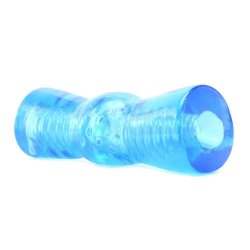 Climax Gems Aquamarine Hand Job Stroker - Blue Sex Toy Climax Gems Aquamarine Hand Job Stroker - Blue Sex Toy