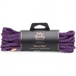 Fifty Shades Freed: Want to Play? 10m Silky Bondage Rope Fifty Shades Freed: Want to Play? 10m Silky Bondage Rope Boxcover