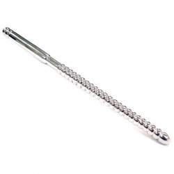 Rouge Stainless Steel Ribbed Urethral Probe Sex Toy Rouge Stainless Steel Ribbed Urethral Probe Sex Toy
