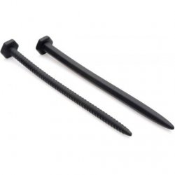Master Series: Hardware Nail & Screw Silicone Sounds - Black Sex Toy Master Series: Hardware Nail & Screw Silicone Sounds - Black Sex Toy