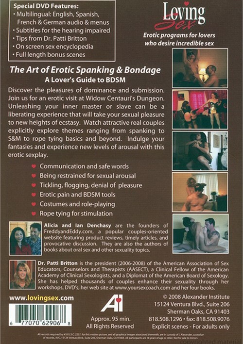 500px x 709px - Art of Erotic Spanking & Bondage, The - A Lovers Guide To BDSM | Adult DVD  Empire