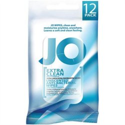 System JO Intimate Wipes - Simply Clean - Pack of 12 Sex Toy System JO Intimate Wipes - Simply Clean - Pack of 12 Sex Toy
