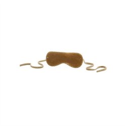 Shots Ouch! Leather Eye Mask - Brown Sex Toy Shots Ouch! Leather Eye Mask - Brown Sex Toy