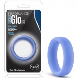 Performance Silicone Glo Cock Ring - Glow In The Dark Blue Performance Silicone Glo Cock Ring - Glow In The Dark Blue Boxcover