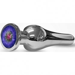 The Reluxer Butt Plug: TALL Silver Chromed Stainless Steel with Shimmer Jewel - Medium The Reluxer Butt Plug: TALL Silver Chromed Stainless Steel with Shimmer Jewel - Medium Boxcover