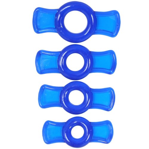 Titanmen Cock Ring Set Blue Sex Toys At Adult Empire