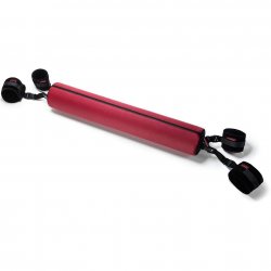 Liberator Talea Spreader Bar with Microfiber Cuff Kit - Claret Sex Toy Liberator Talea Spreader Bar with Microfiber Cuff Kit - Claret Sex Toy