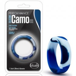 Performance Silicone Camo Cock Ring - Blue Camouflage Performance Silicone Camo Cock Ring - Blue Camouflage Boxcover