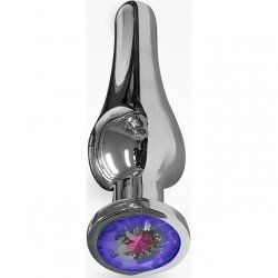 The Reluxer Butt Plug: TALL Silver Chromed Stainless Steel with Shimmer Jewel - Large The Reluxer Butt Plug: TALL Silver Chromed Stainless Steel with Shimmer Jewel - Large Boxcover