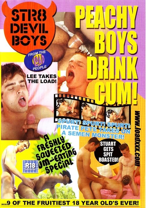 Peachy Boys Drink Cum! Boxcover